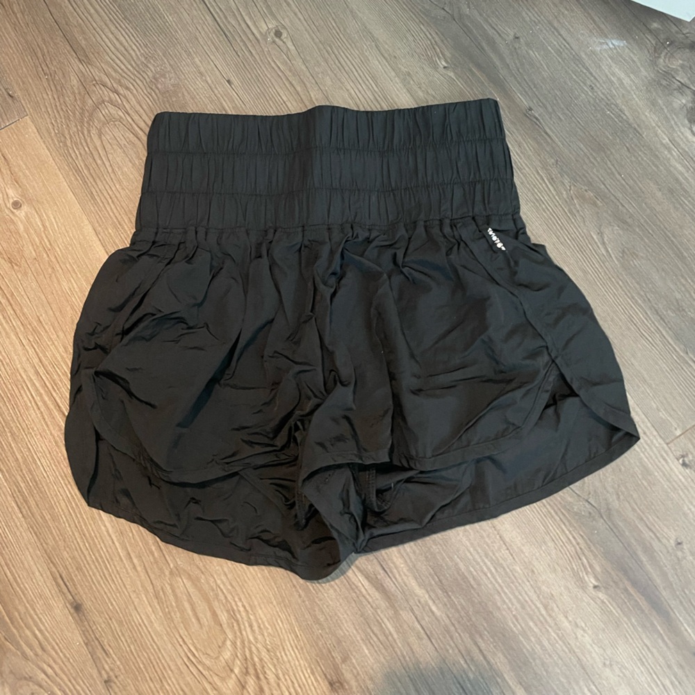 free people the way home shorts (black)